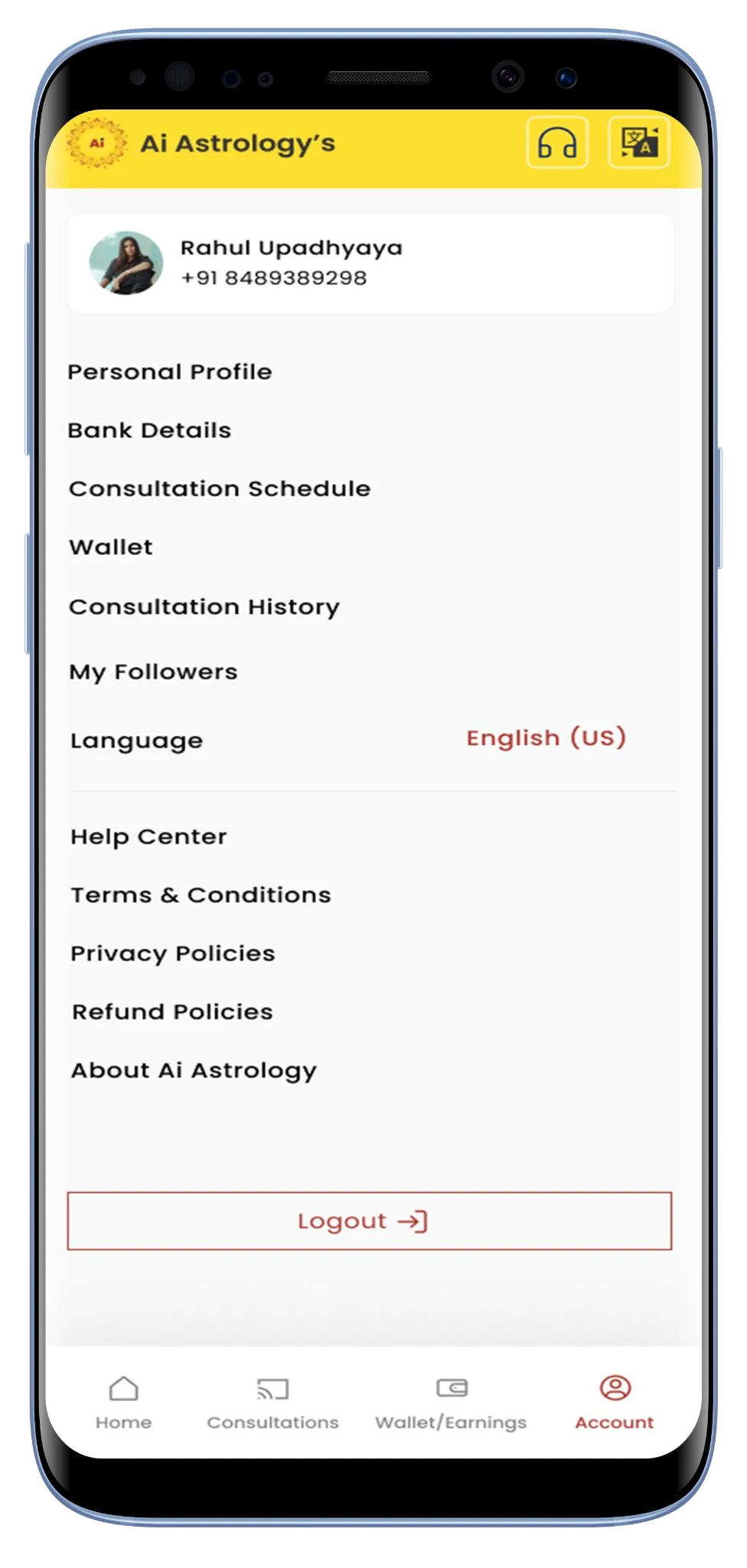 Ai Astrology app screen 10