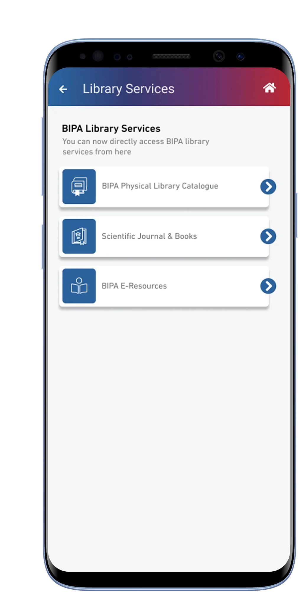 Bahrain Institute of Public Administration app screen 8